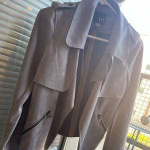 Kut from the cloth grey suede jacket NWOT